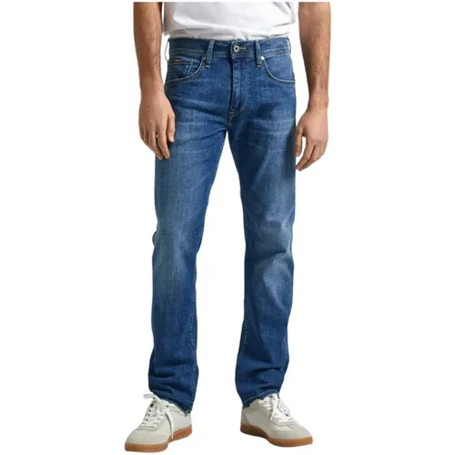 Classic Straight Denim Jeans , male, Sizes: W30 L32, W31 L32, W29 L32, W36 L32, W32 L32, W33 L32 - Pepe Jeans - Modalova