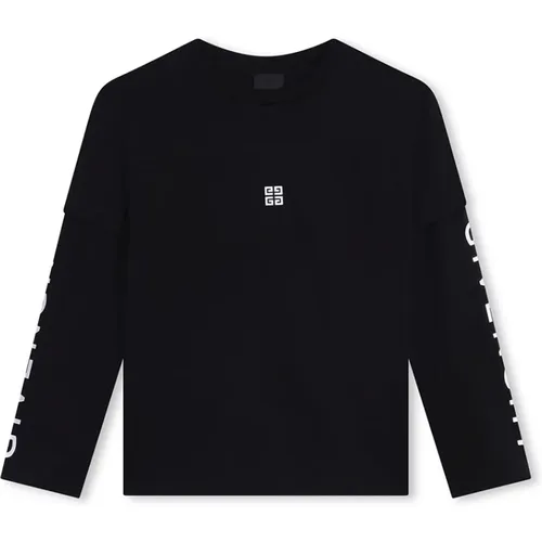 Doppellagiges T-Shirt mit 4G-Motiv - Givenchy - Modalova