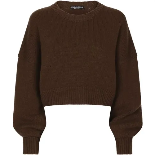 Dark Sweater , female, Sizes: S - Dolce & Gabbana - Modalova