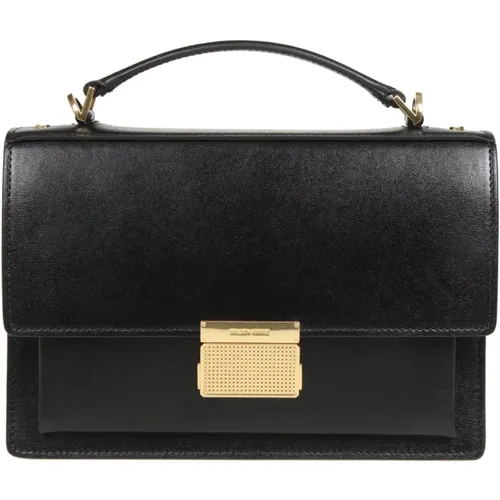 Leather Handbag Flap Closure , female, Sizes: ONE SIZE - Golden Goose - Modalova
