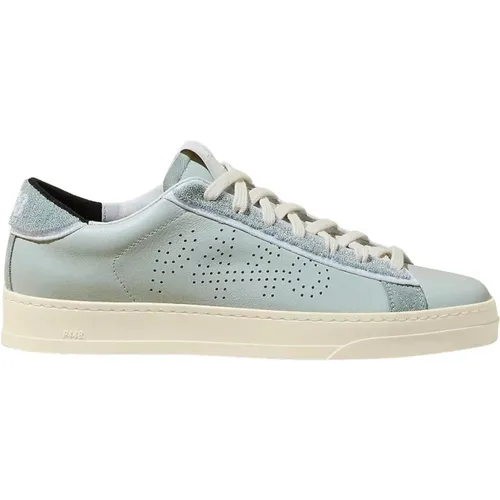 Perforierte Logo Leder Sneakers , Damen, Größe: 37 EU - P448 - Modalova