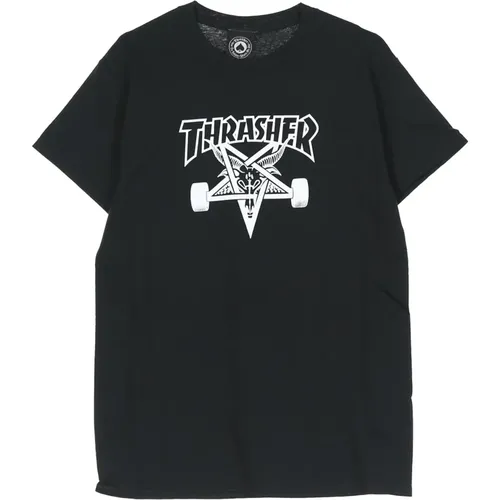 Skate Goat Tee /White Cotton T-shirt , male, Sizes: M, S, XL - Thrasher - Modalova