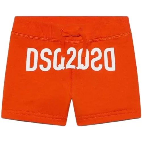 Bermuda Shorts mit dekorativem Logo - Dsquared2 - Modalova