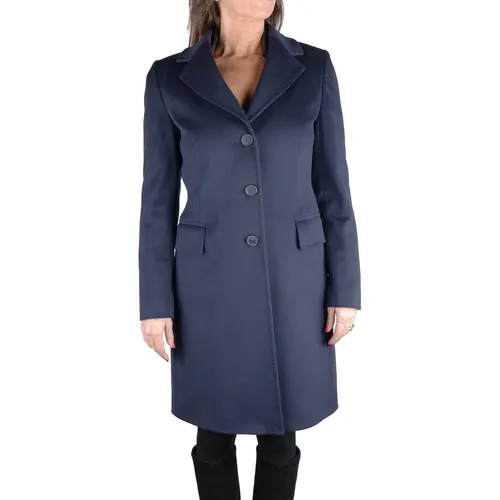 Wool Coat with Belt , female, Sizes: 2XL, 3XL - Made in Italia - Modalova