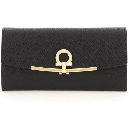 Continental wallet , female, Sizes: ONE SIZE - Salvatore Ferragamo - Modalova