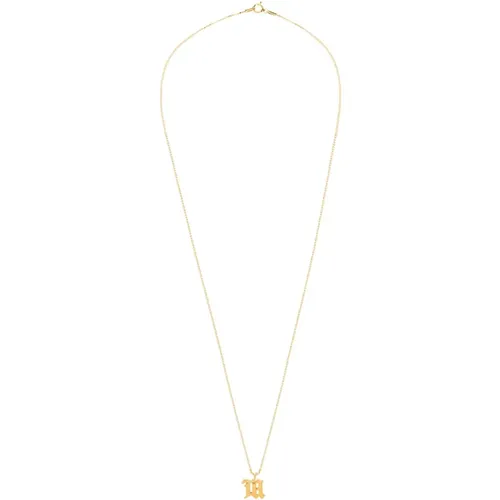 Gold necklace with monogram , Herren, Größe: ONE Size - Misbhv - Modalova