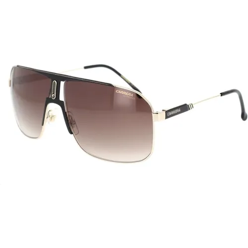 Sporty Rectangular Sunglasses with Colored Lenses , male, Sizes: 65 MM - Carrera - Modalova