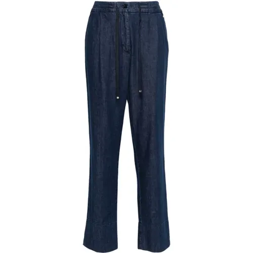 High-rise tapered jeans , female, Sizes: M, S - Herno - Modalova