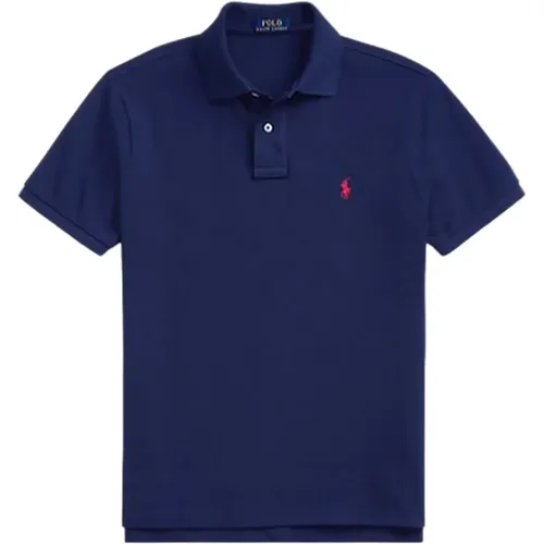 Custom Slim Fit Polo Shirt , Herren, Größe: M - Ralph Lauren - Modalova