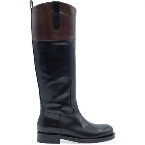 Leather boots , female, Sizes: 5 1/2 UK - Anna F. - Modalova