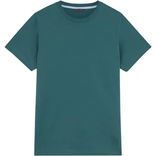 Grünes Baumwoll-Crewneck-T-Shirt,Blaues Baumwoll-Crewneck T-Shirt,Weiße Baumwoll-Crewneck-T-Shirt,Schwarzes Baumwoll-Crewneck-T-Shirt,Rotes Baumwoll - Brooks Brothers - Modalova