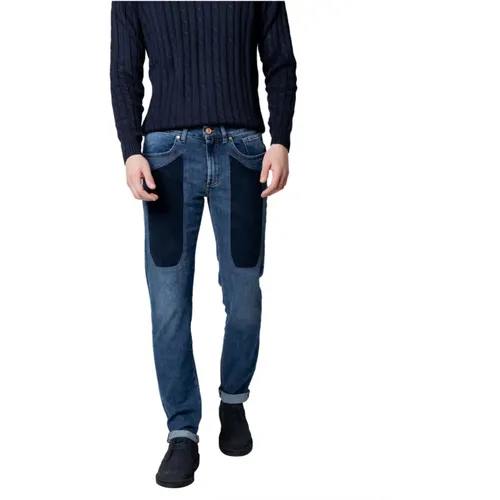 Slim Dark Denim Jeans , male, Sizes: W40 - Jeckerson - Modalova