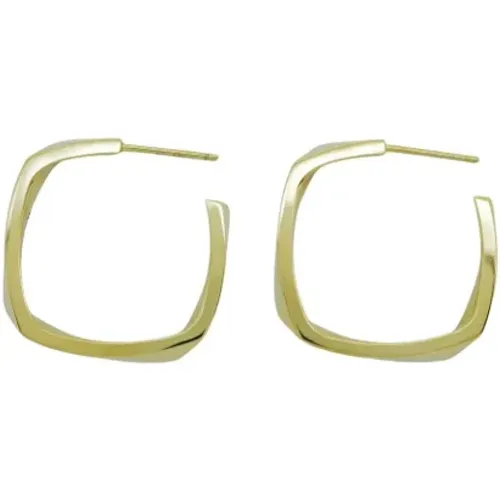 Pre-owned Gold earrings , female, Sizes: ONE SIZE - Tiffany & Co. Pre-owned - Modalova