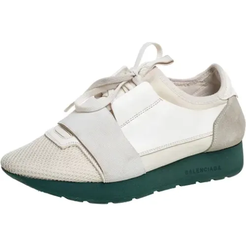 Pre-owned Mesh sneakers , female, Sizes: 4 UK - Balenciaga Vintage - Modalova