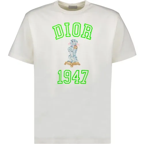 Casual Bobby T-Shirt mit Logo-Stickerei - Dior - Modalova