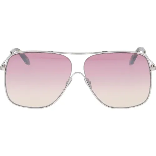 Loop Navigator Sunglasses , female, Sizes: ONE SIZE - Victoria Beckham - Modalova