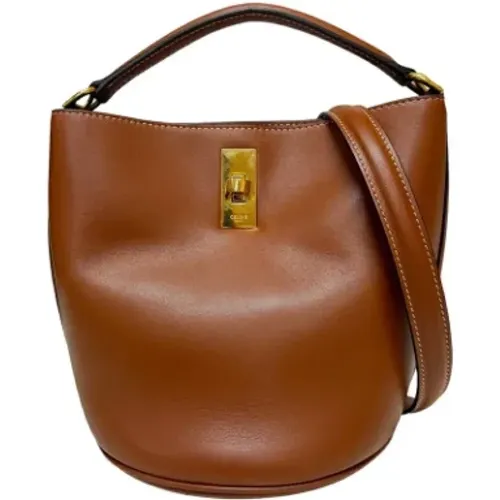 Pre-owned Leather celine-bags , female, Sizes: ONE SIZE - Celine Vintage - Modalova