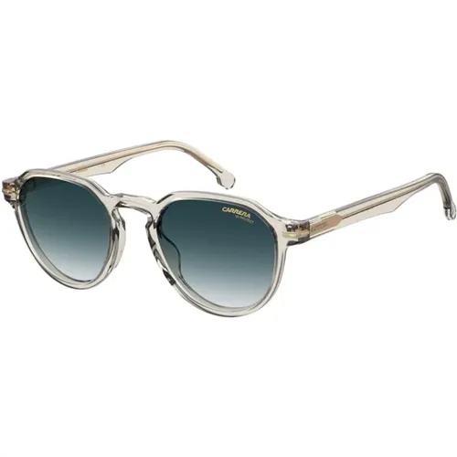 Blue Shaded Beige Sunglasses , unisex, Sizes: 50 MM - Carrera - Modalova