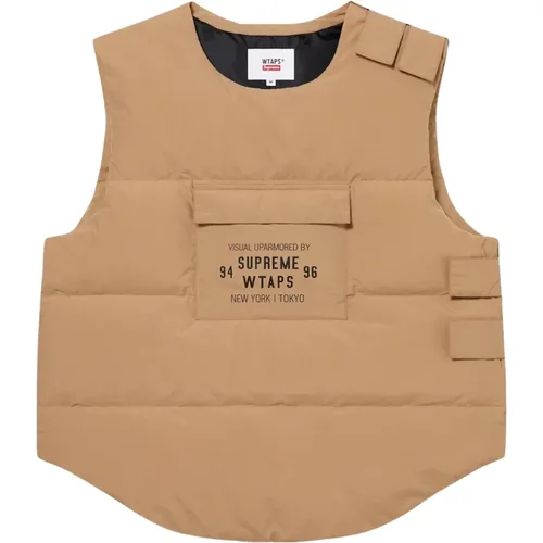 Limited Edition Tactical Down Vest Tan , male, Sizes: M, L, XL, S - Supreme - Modalova