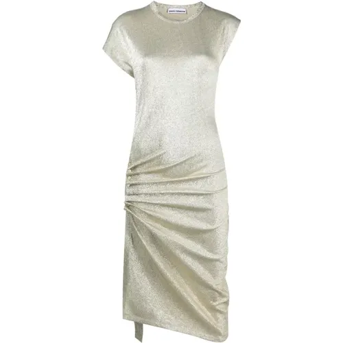 Silver Gold Mid Length Dress , female, Sizes: S, M, XS - Paco Rabanne - Modalova