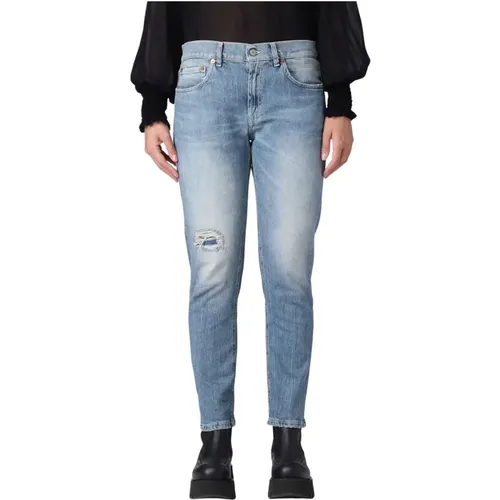 Mila Slim-fit Jeans , female, Sizes: W27 - Dondup - Modalova