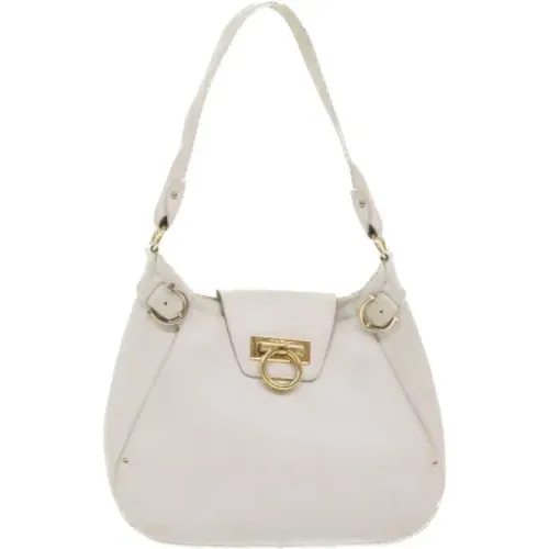 Pre-owned Leather shoulder-bags , female, Sizes: ONE SIZE - Salvatore Ferragamo Pre-owned - Modalova