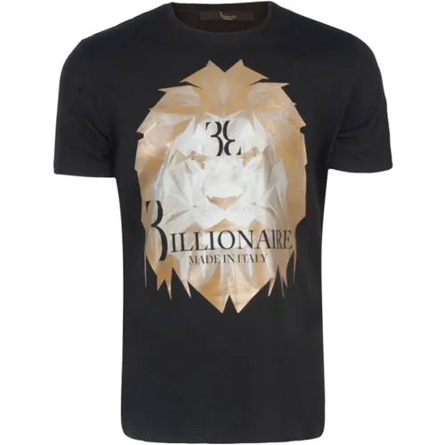 Logo Print Cotton T-shirt , male, Sizes: S, XS - Billionaire - Modalova