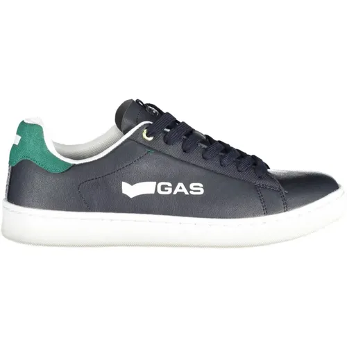 Sporty Lace-Up Sneakers with Contrast Details , male, Sizes: 8 UK, 10 UK, 9 UK - GAS - Modalova