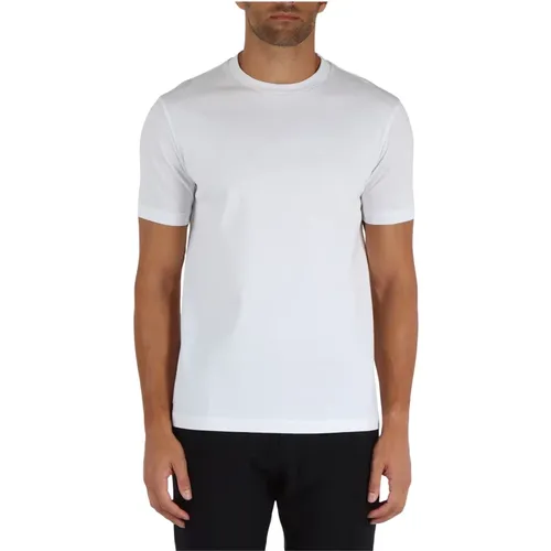 Essenzielles Baumwoll-Logo-T-Shirt , Herren, Größe: S - Emporio Armani - Modalova