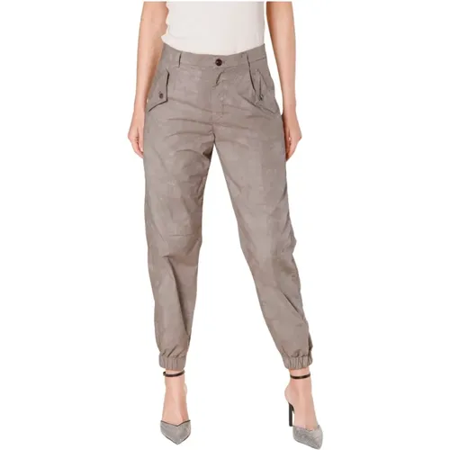 Curvy Cargo Hose aus Baumwolle & Tencel , Damen, Größe: 2XS - Mason's - Modalova