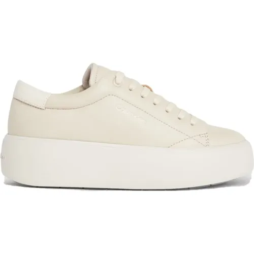 Lace-Up Flatform Sneakers , Damen, Größe: 39 EU - Calvin Klein - Modalova