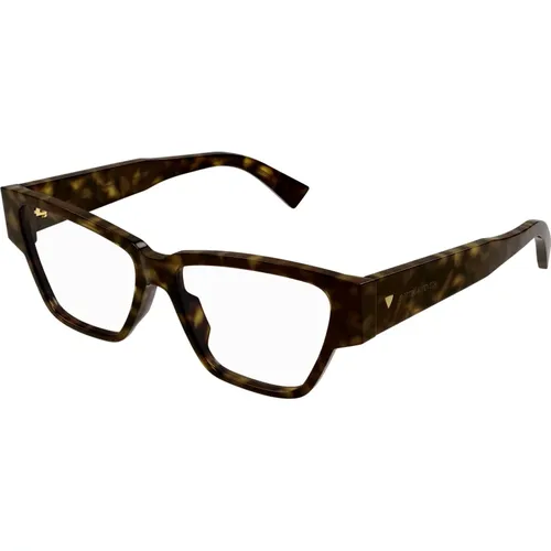 Stilvolle Brillenfassungen für Frauen , Damen, Größe: 55 MM - Bottega Veneta - Modalova
