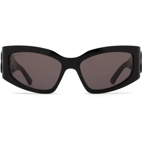 Schwarze Sonnenbrille Bb0321S 001 , Damen, Größe: 57 MM - Balenciaga - Modalova