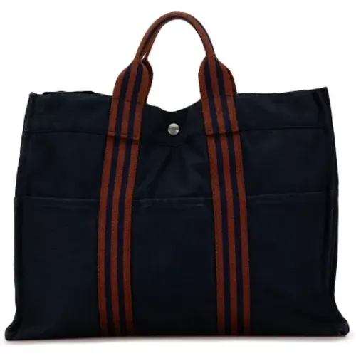 Pre-owned Canvas totes , female, Sizes: ONE SIZE - Hermès Vintage - Modalova