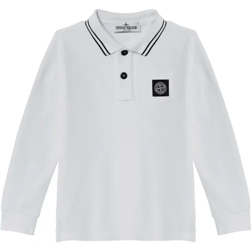 Langarm Polo Shirt Stone Island - Stone Island - Modalova