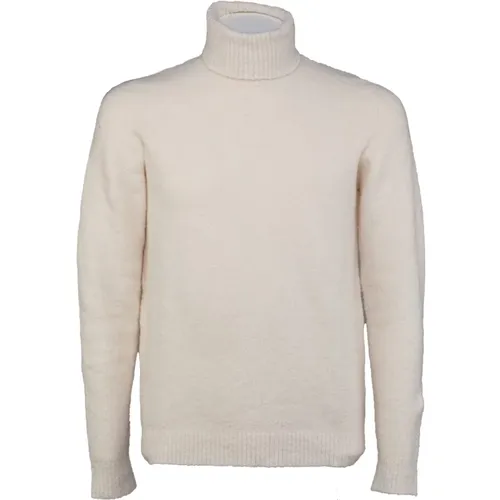 Luxury Cotton Bouclè Sweater , male, Sizes: M, L - Roberto Collina - Modalova