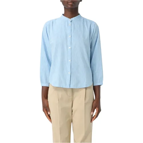 Linen Shirt for Men , female, Sizes: S, XS - Woolrich - Modalova