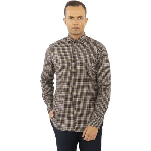 Casual Shirts , male, Sizes: 3XL, 4XL, L - Xacus - Modalova