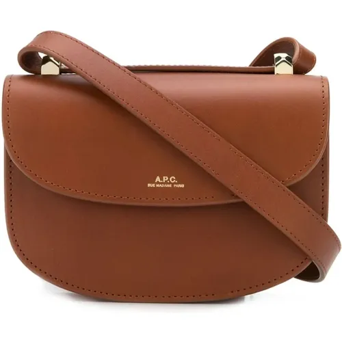 Geneve Mini Tasche in Braun , Damen, Größe: ONE Size - A.P.C. - Modalova