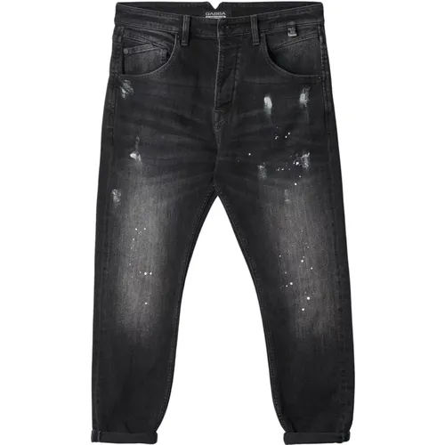 Ripped Paint Splatter Jeans , Herren, Größe: W33 - Gabba - Modalova