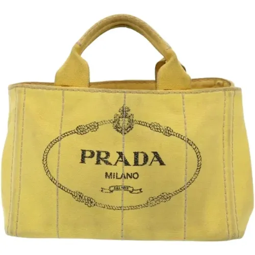 Pre-owned Canvas prada-bags , female, Sizes: ONE SIZE - Prada Vintage - Modalova