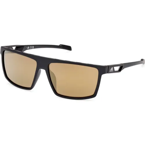Matte /Light Brown Sonnenbrille,Matte /Grey Sonnenbrille Sp0083 - Adidas - Modalova