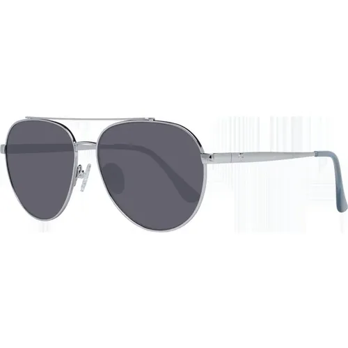 Graue Aviator Sonnenbrille mit Verlaufsgläsern - Guess - Modalova