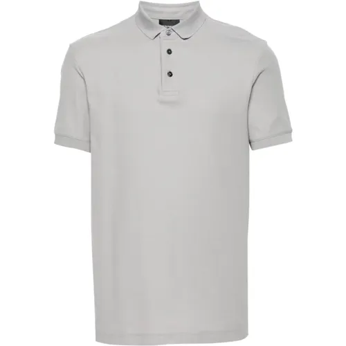 Grey Polo T-shirts and Polos , male, Sizes: 2XL, M, L - Emporio Armani - Modalova