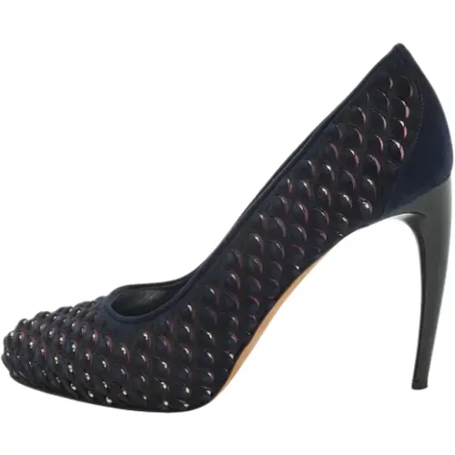 Pre-owned Satin heels , female, Sizes: 4 1/2 UK - Alexander McQueen Pre-owned - Modalova