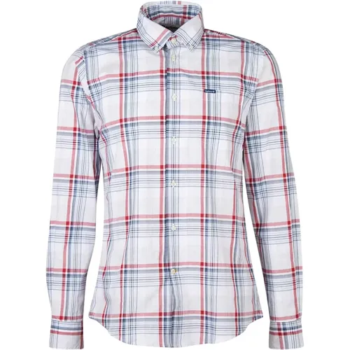 Red Highland Check Shirt , male, Sizes: M, L - Barbour - Modalova