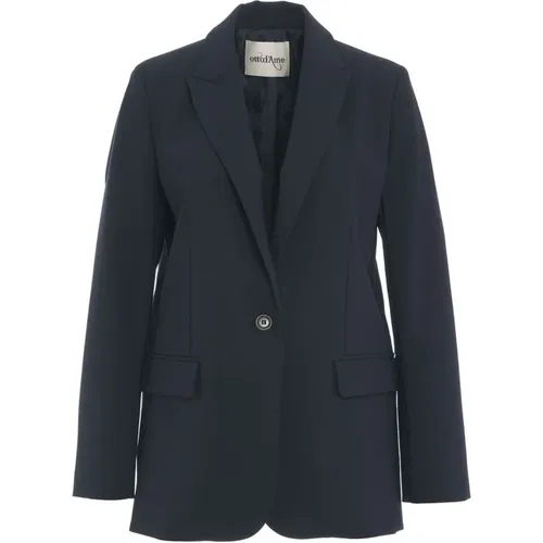 Blazer Aw24 Womens Clothing , female, Sizes: M - Ottod'Ame - Modalova