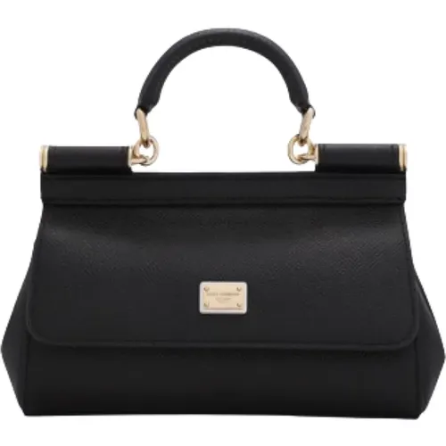 Dauphine Leder Kleine Tasche - Dolce & Gabbana - Modalova