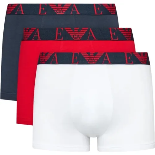 Baumwoll-Stretch-Boxershorts - Emporio Armani - Modalova