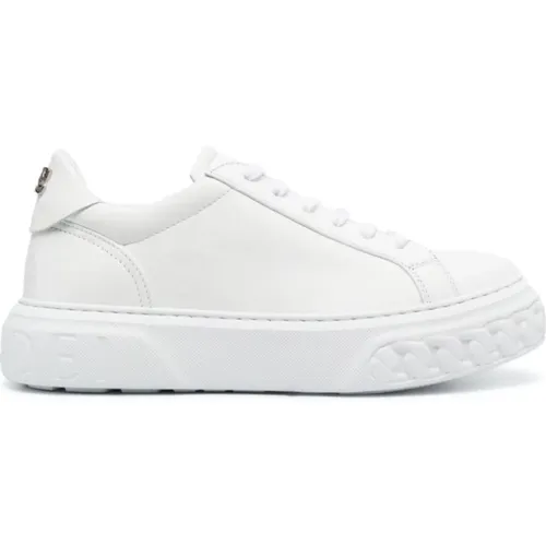 Weiße Sneaker , Damen, Größe: 36 EU - Casadei - Modalova